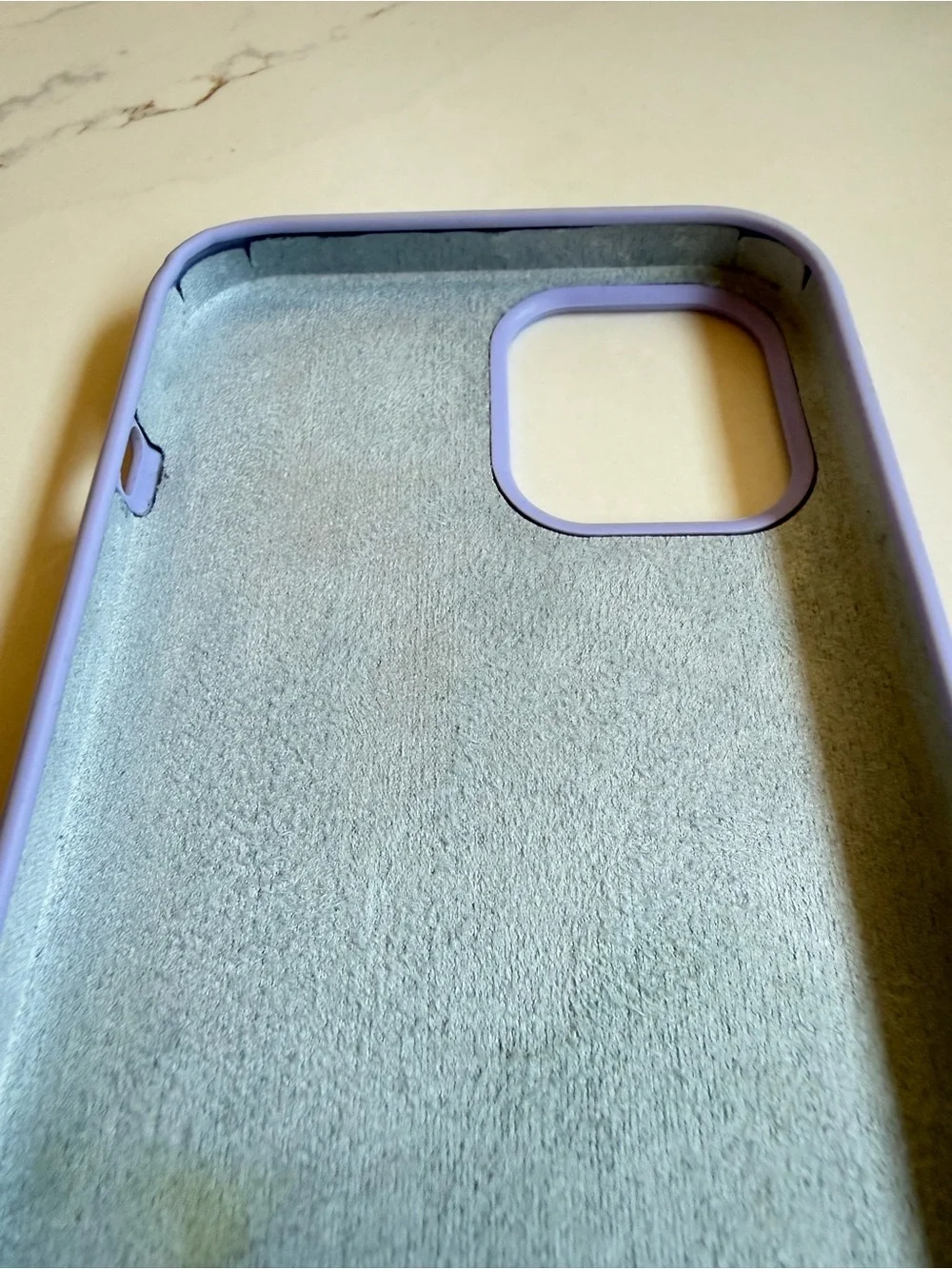 Apple Silicone iPhone Case - Lavender Purple